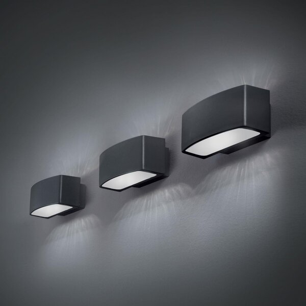 Venkovní nástěnné svítidlo Ideal lux Andromeda AP1 061580 1x60W E27 - antracit