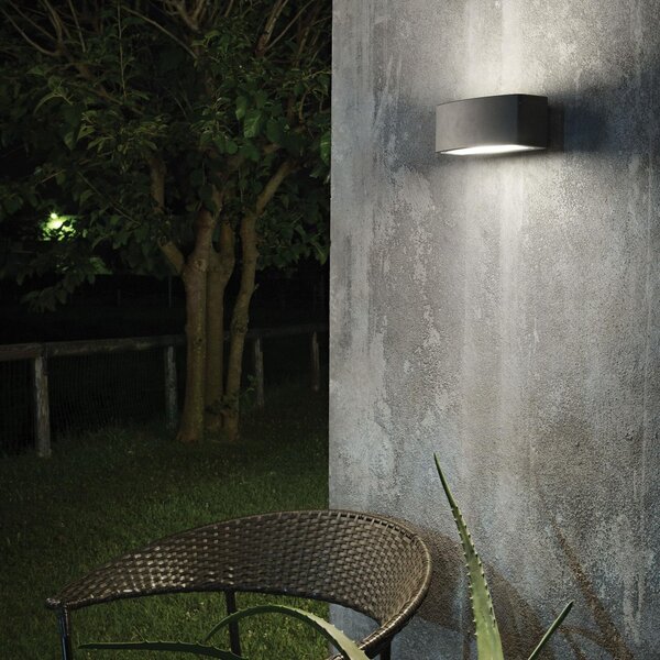 Venkovní nástěnné svítidlo Ideal lux Andromeda AP1 061580 1x60W E27 - antracit
