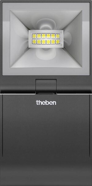 Theben - LED Nástěnný reflektor LED/10W/230V černá IP55