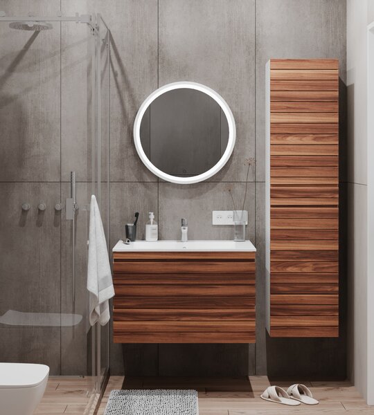 Lavedo Woodie II 100 koupelnová skříňka s umyvadlem