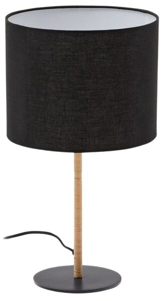 Černá stolní lampa Kave Home Pina