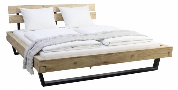 TRÁMOVÁ POSTEL, 200/200 cm, přírodní barvy MID.YOU - Online Only postele, Online Only