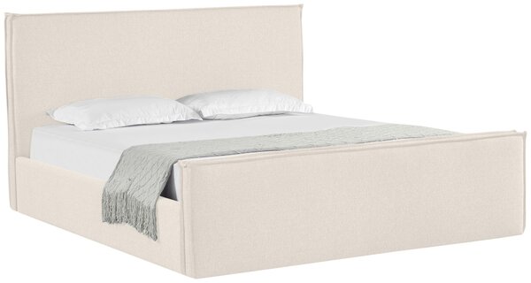 ČALOUNĚNÁ POSTEL, 180/200 cm, krémová Livetastic - Postele s úložným prostorem, Online Only