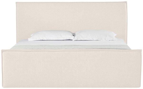 ČALOUNĚNÁ POSTEL, 180/200 cm, krémová Livetastic - Postele s úložným prostorem, Online Only