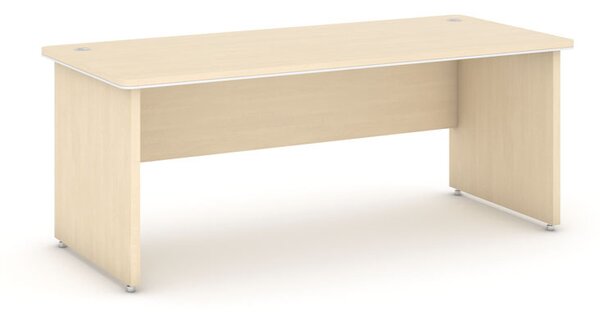 Kancelářský psací stůl ARRISTO LUX, 200x90 cm, bříza