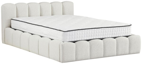 ČALOUNĚNÁ POSTEL, 140/200 cm, krémová Livetastic - Postele s úložným prostorem, Online Only