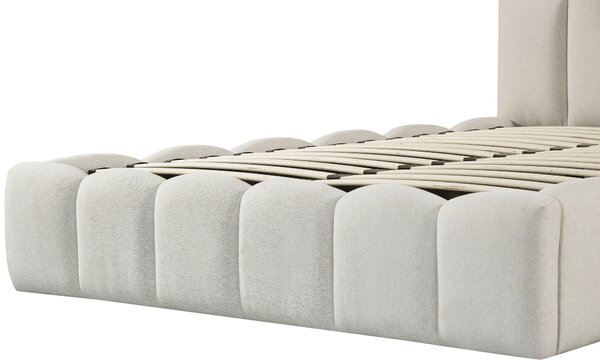 ČALOUNĚNÁ POSTEL, 140/200 cm, krémová Livetastic - Postele s úložným prostorem, Online Only