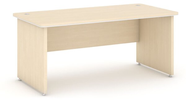 Kancelářský psací stůl ARRISTO LUX, 180x90 cm, bříza