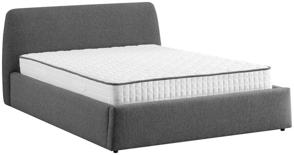 ČALOUNĚNÁ POSTEL, 140/200 cm, šedá Livetastic - Postele s úložným prostorem, Online Only