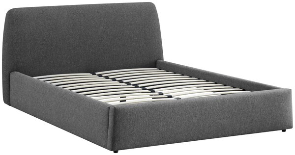 ČALOUNĚNÁ POSTEL, 140/200 cm, šedá Livetastic - Postele s úložným prostorem, Online Only
