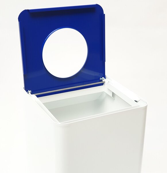 Odpadkový koš na tříděný odpad Caimi Brevetti Centolitri W, 100 L - modrý, papír