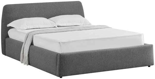 ČALOUNĚNÁ POSTEL, 140/200 cm, šedá Livetastic - Postele s úložným prostorem, Online Only