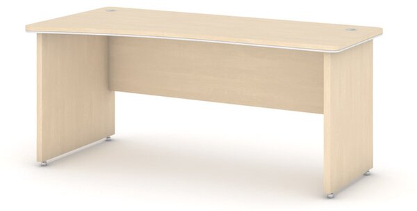 Rohový kancelářský psací stůl ARRISTO LUX, 180x90 cm, levý, bříza