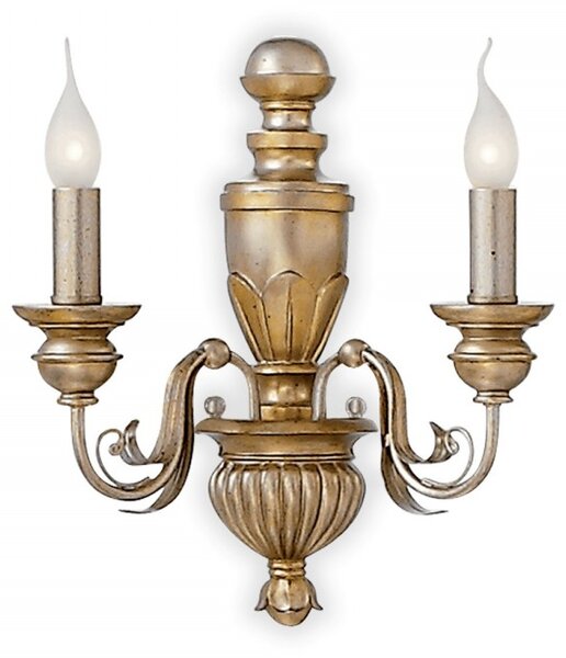 Nástěnné svítidlo Ideal lux Dora AP2 020846 2x40W E14 - rustikální monumentální serie