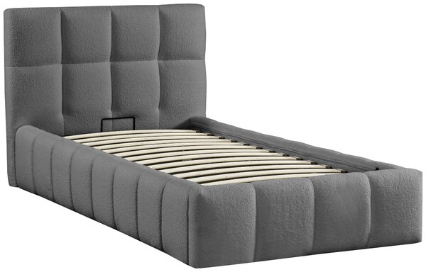ČALOUNĚNÁ POSTEL, 90/200 cm, šedá Livetastic - Postele s úložným prostorem, Online Only