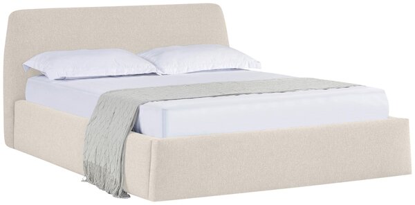 ČALOUNĚNÁ POSTEL, 180/200 cm, krémová Livetastic - Postele s úložným prostorem, Online Only