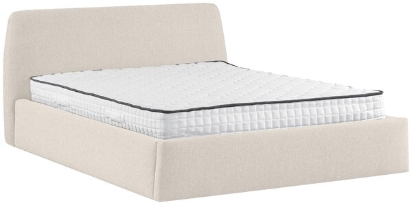 ČALOUNĚNÁ POSTEL, 180/200 cm, krémová Livetastic - Postele s úložným prostorem, Online Only
