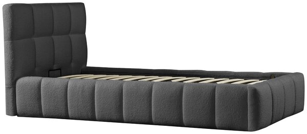 ČALOUNĚNÁ POSTEL, 90/200 cm, šedá Livetastic - Postele s úložným prostorem, Online Only