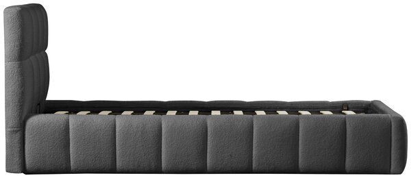 ČALOUNĚNÁ POSTEL, 90/200 cm, šedá Livetastic - Postele s úložným prostorem, Online Only