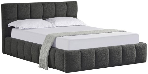 ČALOUNĚNÁ POSTEL, 140/200 cm, šedá Livetastic - Postele s úložným prostorem, Online Only