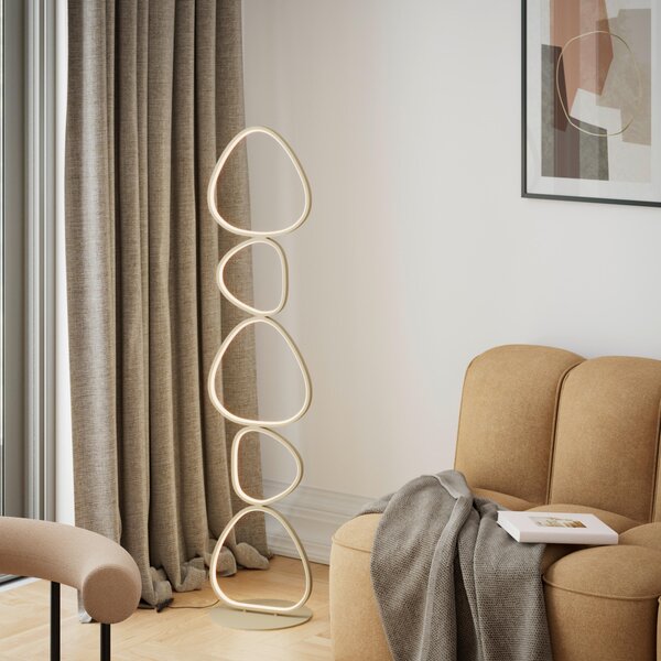 STOJACÍ LED LAMPA, 32,5/30/142 cm Novel - Online Only svítidla, Online Only