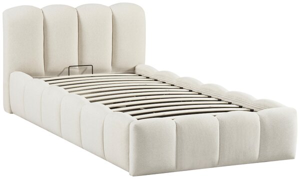 ČALOUNĚNÁ POSTEL, 90/200 cm, krémová Livetastic - Postele s úložným prostorem, Online Only