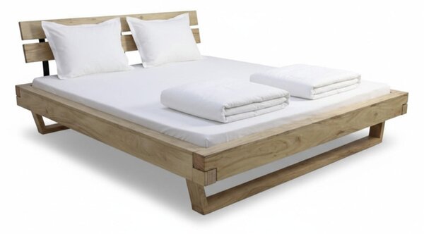 TRÁMOVÁ POSTEL, 180/200 cm, přírodní barvy MID.YOU - Online Only postele, Online Only