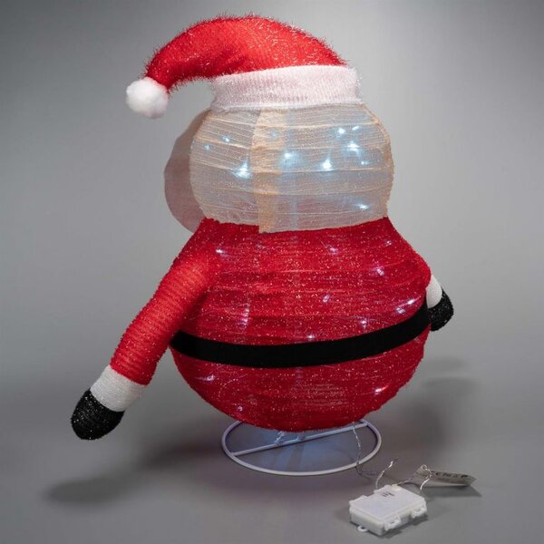 LED vánoční Santa 58 cm, venkovní/vnitřní dekorace, 30 LED