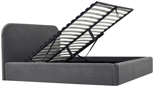 ČALOUNĚNÁ POSTEL, 140/200 cm, šedá Livetastic - Postele s úložným prostorem, Online Only
