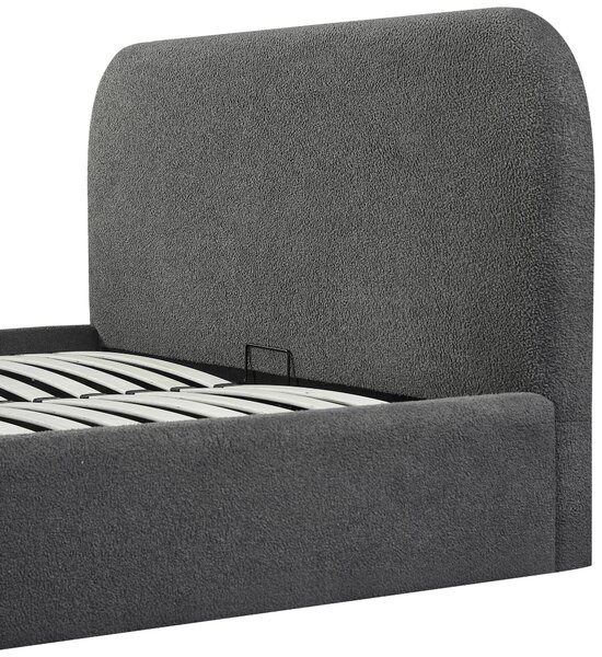 ČALOUNĚNÁ POSTEL, 140/200 cm, šedá Livetastic - Postele s úložným prostorem, Online Only