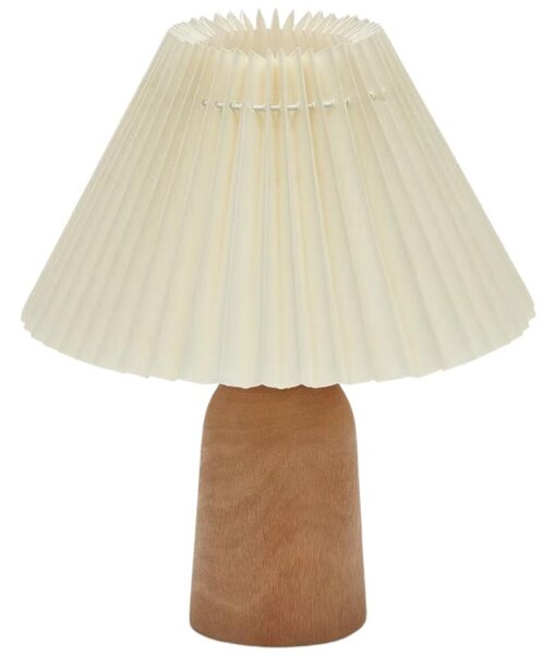 Béžová bavlněná stolní lampa Kave Home Benicarlo