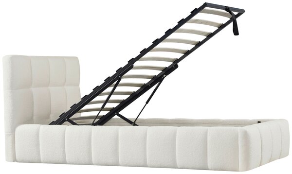 ČALOUNĚNÁ POSTEL, 90/200 cm, krémová Livetastic - Postele s úložným prostorem, Online Only
