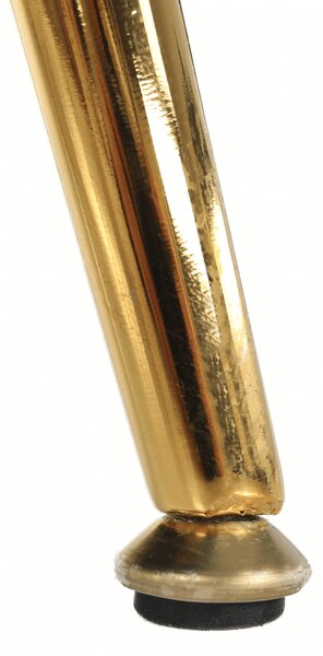 KONDELA Lavice ve stylu Art-deco, smaragdová Velvet látka / gold chrom-zlatý, NOBLIN