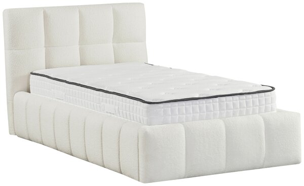 ČALOUNĚNÁ POSTEL, 90/200 cm, krémová Livetastic - Postele s úložným prostorem, Online Only