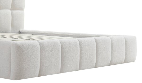 ČALOUNĚNÁ POSTEL, 140/200 cm, krémová Livetastic - Postele s úložným prostorem, Online Only
