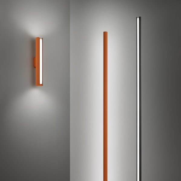 Ideal Lux Nástěnné LED svítidlo DORICA, AP 1, d 300 mm, 8,5W Barva: Bronz, Teplota světla: 3000K