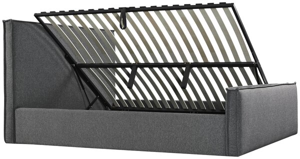 ČALOUNĚNÁ POSTEL, 180/200 cm, šedá Livetastic - Postele s úložným prostorem, Online Only