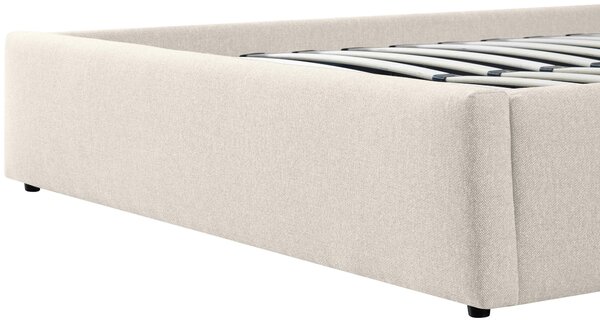 ČALOUNĚNÁ POSTEL, 140/200 cm, krémová Livetastic - Postele s úložným prostorem, Online Only