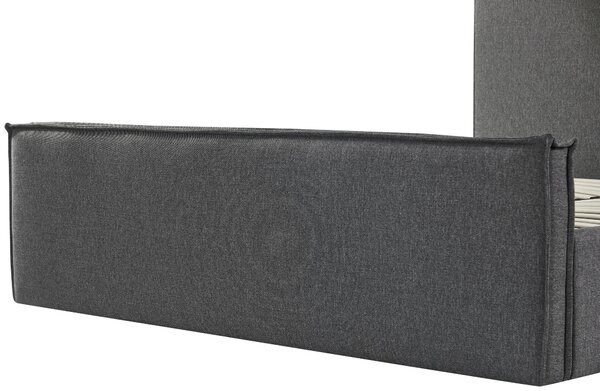 ČALOUNĚNÁ POSTEL, 180/200 cm, šedá Livetastic - Postele s úložným prostorem, Online Only