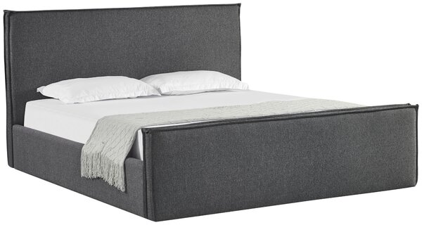 ČALOUNĚNÁ POSTEL, 180/200 cm, šedá Livetastic - Postele s úložným prostorem, Online Only