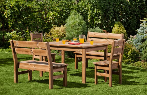 Zahradní dřevěný set PROWOOD z ThermoWood - SET M3 - Samostatný set
