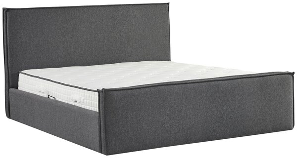 ČALOUNĚNÁ POSTEL, 180/200 cm, šedá Livetastic - Postele s úložným prostorem, Online Only