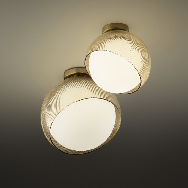 Ideal Lux Designové stropní svítidlo BLOOM PL1, 1xE27, Ø Ø 300 mm Barva: Černá