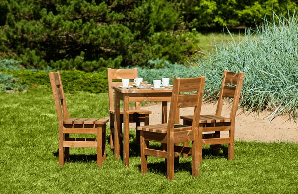 Dřevěná zahradní sestava PROWOOD z ThermoWood - SET S3 - Samostatný set