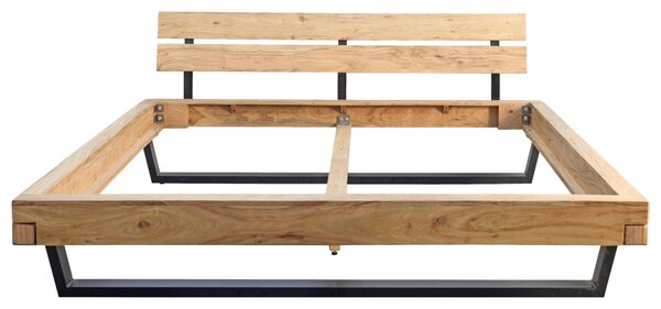 TRÁMOVÁ POSTEL, 200/200 cm, přírodní barvy MID.YOU - Online Only postele, Online Only