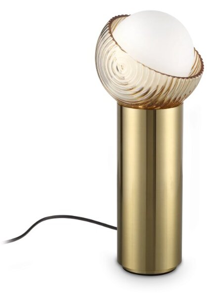 Ideal Lux Designová stolní lampa BLOOM TL1, 1xG9, Ø 115 mm, 270 mm Barva: Mosaz