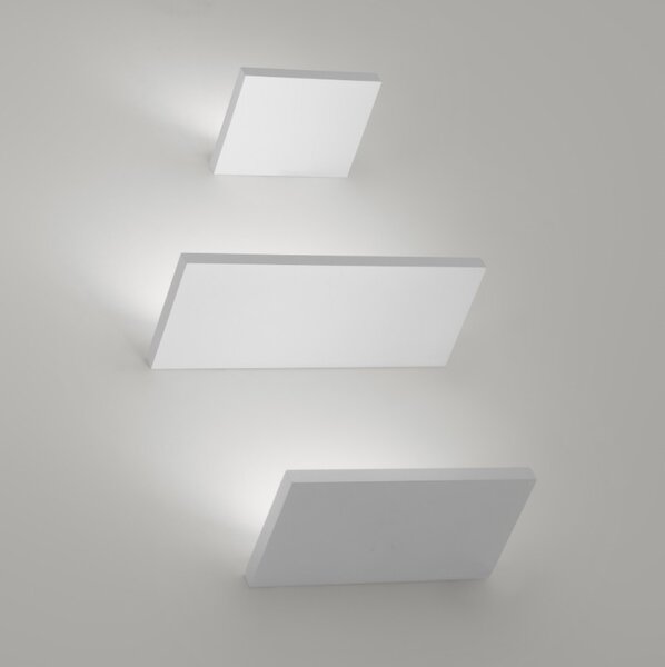Ideal Lux Nástěnné LED svítidlo BLOCK AP, d 150 mm, 10 W Barva: Bílá, Teplota světla: 3000K
