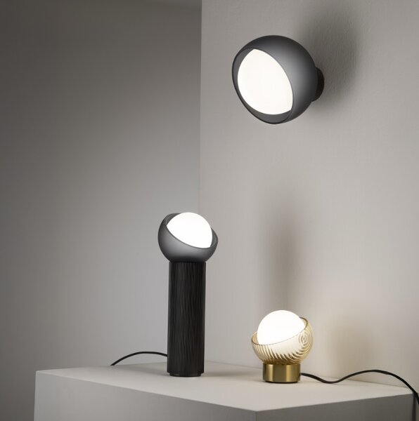 Ideal Lux Designová stolní lampa BLOOM TL1, 1xG9, Ø 115 mm, 127 mm Barva: Černá
