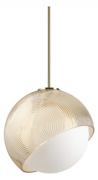 Ideal Lux Designové závěsné svítidlo BLOOM SP1, 1xE27, Ø 300 mm Barva: Černá
