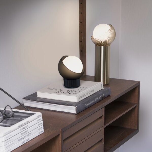 Ideal Lux Designová stolní lampa BLOOM TL1, 1xG9, Ø 115 mm, 127 mm Barva: Černá